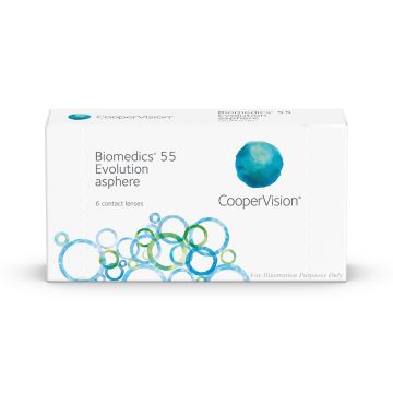 Biomedics 55 UV Evolution , 6er Box Biomedics 55 UV Evolution , 6er Box