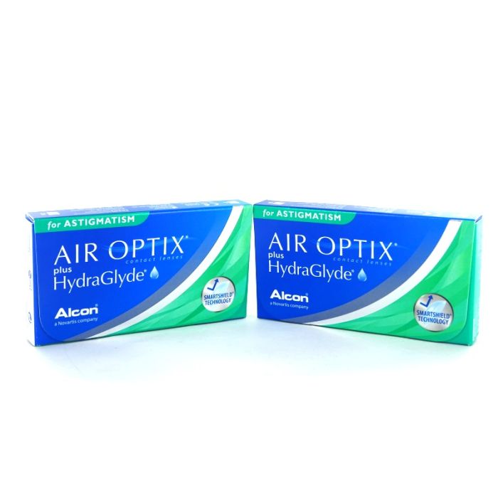 Air Optix Hydraglyde for Astigmatism, 2x 6er Box main product photo